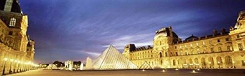 Posterazzi PPI89968S Light Illuminated In The Museum Louvre Pyramid Paris France Poster Print, 18 x 6 Posterazzi PPI89968S Light Illuminated In The Museum Louvre Pyramid Paris France Poster Print, 18 x 6