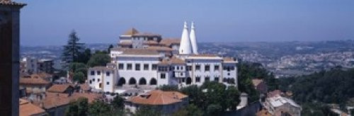 Posterazzi Palace in a city Palacio Nacional De Sintra Lisbon Portugal Poster Print, (18 x 6)