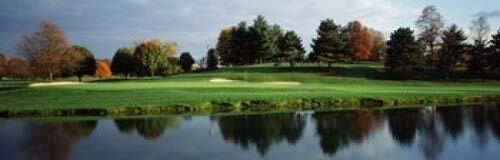 Posterazzi Pond Westwood Golf Course Vienna Fairfax County Virginia USA Poster Print, (18 x 6)