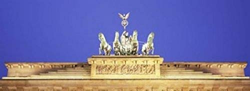 Posterazzi PPI95066S High Section View Brandenburg Gate Berlin Germany Poster Print, 18 x 7