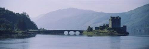 Posterazzi lakeside Eilean Donan Castle Loch Duich Highlands Region Scotland Poster Print, (18 x 6) Posterazzi lakeside Eilean Donan Castle Loch Duich Highlands Region Scotland Poster Print, (18 x 6)