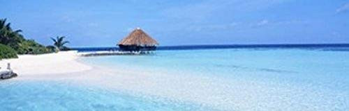 Posterazzi PPI44625S Beach Scene The Maldives Poster Print, 18 x 6