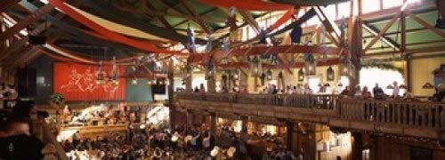 Posterazzi Group of people in the Oktoberfest festival Munich Bavaria Germany Poster Print, (18 x 7)