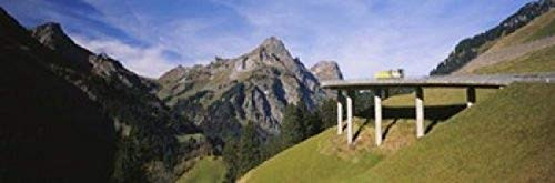 Posterazzi PPI93640S Bridge Mountain Pass Austria Poster Print, 18 x 6