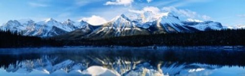 Posterazzi Herbert Lake Banff National Park Alberta Canada Poster Print, (18 x 6)