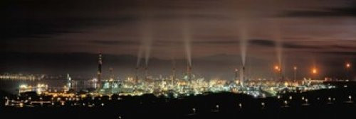 Posterazzi High angle view of oil refinery at lit up at night Linea De La Concepcion Andalusia Spain Poster Print, (18 x 6) Posterazzi High angle view of oil refinery at lit up at night Linea De La Concepcion Andalusia Spain Poster Print, (18 x 6)