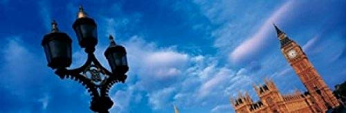 Posterazzi PPI29382S Big Ben London England Poster Print, 18 x 6