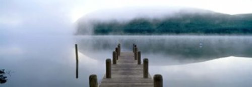 Posterazzi Fog over a lake St. Mary's Loch Scotland Poster Print, (18 x 7) Posterazzi Fog over a lake St. Mary's Loch Scotland Poster Print, (18 x 7)