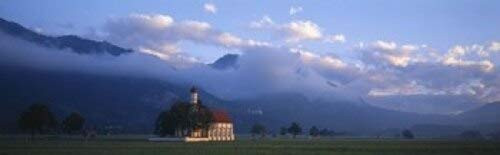 Posterazzi Saint Coloman Church Bavaria Germany Poster Print, (18 x 6)