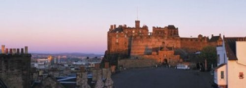 Posterazzi city Castle Edinburgh Scotland Poster Print, (18 x 7)