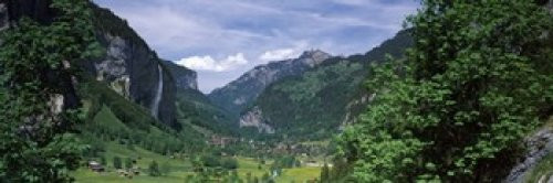 Posterazzi Forest Lauterbrunnen Valley Bernese Oberland Berne Canton Switzerland Poster Print, (18 x 6) Posterazzi Forest Lauterbrunnen Valley Bernese Oberland Berne Canton Switzerland Poster Print, (18 x 6)