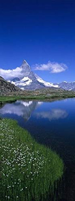 Posterazzi Reflection of a mountain in water Riffelsee Matterhorn Switzerland Poster Print, (15 x 6) Posterazzi Reflection of a mountain in water Riffelsee Matterhorn Switzerland Poster Print, (15 x 6)