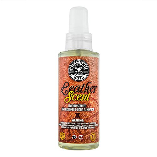 Chemical Guys AIR_102_04 Premium Air Freshener and Odor Eliminator with Leather Scent (4 oz)