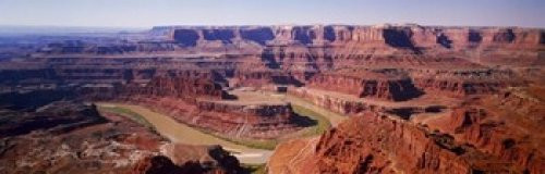 Posterazzi River flowing through a canyon Canyonlands National Park Utah USA Poster Print, (18 x 6)