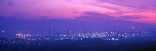 Posterazzi Oil Refinery Andalucia Spain Poster Print, (18 x 6)