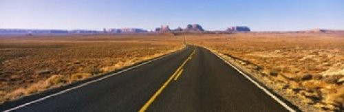 Posterazzi Road passing through a desert Monument Valley Arizona USA Poster Print, (18 x 6) Posterazzi Road passing through a desert Monument Valley Arizona USA Poster Print, (18 x 6)