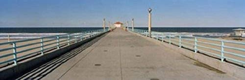 Posterazzi PPI111640S Hut Pier Manhattan Beach Los Angeles County California USA Poster Print, 18 x 6, Varies