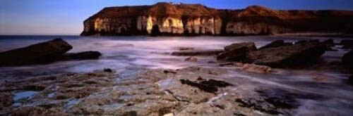 Posterazzi Rock Formations Near Thornwick Bay Flamborough Yorkshire England United Kingdom Poster Print, (18 x 6)