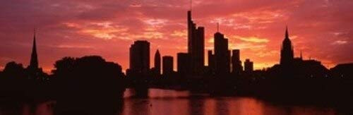 Posterazzi Cityscape Rhine River Frankfurt Germany Poster Print, (18 x 6) Posterazzi Cityscape Rhine River Frankfurt Germany Poster Print, (18 x 6)