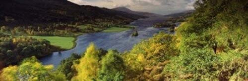 Posterazzi Lake flowing through a forest Loch Tummel Pitlochry Perthshire Scotland Poster Print, (18 x 6) Posterazzi Lake flowing through a forest Loch Tummel Pitlochry Perthshire Scotland Poster Print, (18 x 6)