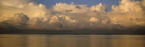 Posterazzi Clouds Over The sea Poster Print, (18 x 6), Varies