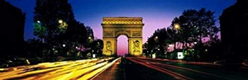Posterazzi PPI70061S France Paris Arc de Triomphe Poster Print, 18 x 6