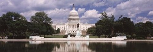 Government building on the waterfront Capitol Building Washington DC USA Poster Print (18 x 7) Government building on the waterfront Capitol Building Washington DC USA Poster Print (18 x 7)