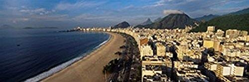 Posterazzi PPI90937S High Angle View Copacabana Beach Rio De Janeiro Brazil Poster Print, 18 x 7 Posterazzi PPI90937S High Angle View Copacabana Beach Rio De Janeiro Brazil Poster Print, 18 x 7