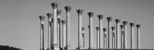 Posterazzi Low angle view Capitol Columns National Arboretum Washington DC USA Poster Print, (18 x 6)