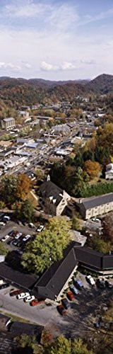 Posterazzi PPI116352S High angle view of a city Gatlinburg Sevier County Tennessee USA Poster Print, 18 x 6