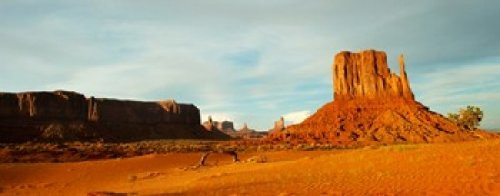 Posterazzi PPI142548S Buttes rock formations at Monument Valley Utah-Arizona Border USA Poster Print, 15 x 6