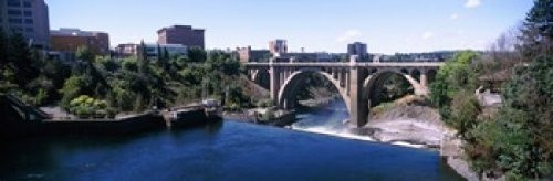 Posterazzi PPI146982S Monroe Street Bridge Across River Spokane Washington State USA Poster Print, 18 x 6 Posterazzi PPI146982S Monroe Street Bridge Across River Spokane Washington State USA Poster Print, 18 x 6