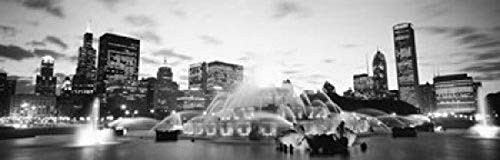 Posterazzi PPI152099S Buckingham Fountain Grant Park Chicago Illinois USA Poster Print, 18 x 6 Posterazzi PPI152099S Buckingham Fountain Grant Park Chicago Illinois USA Poster Print, 18 x 6