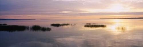 Posterazzi Sunset Chequamegon Bay Lake Superior Wisconsin USA Poster Print, (18 x 6)
