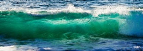 Posterazzi Wave splashing on the beach Todos Santos Baja California Sur Mexico Poster Print, (18 x 7)