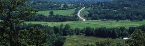 Posterazzi Winding road passing through a landscape East Central Missouri USA Poster Print, (18 x 6) Posterazzi Winding road passing through a landscape East Central Missouri USA Poster Print, (18 x 6)