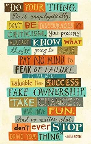 Do Your Thing Poster Print by Richard Faust (12 x 18)