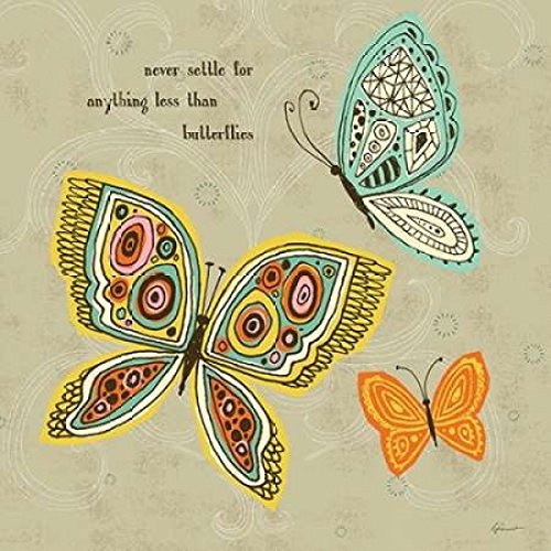Ragtag Butterfly 3 Poster Print by Richard Faust (12 x 12)