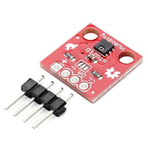 HiLetgo® HTU21D Temperature Humidity Sensor Breakout Module I2C IIC 1.5V-3.6V Replace SHT15 Compatible to SHT20 SHT21
