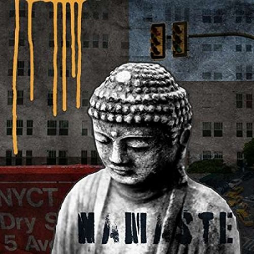 Posterazzi Urban Buddha III Poster Print by Linda Woods, (24 x 24)