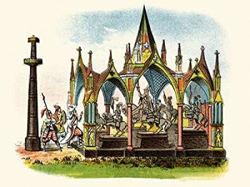 The Seven Silver Statues Poster Print by Unknown (18 x 24)