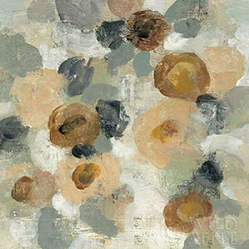 Neutral Floral Beige III Poster Print by Silvia Vassileva (12 x 12)