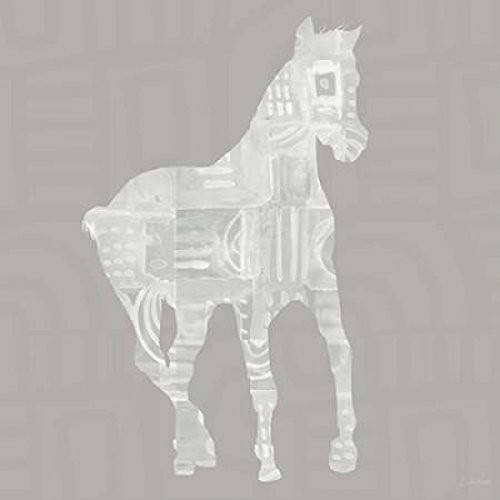 Posterazzi Modern Farm Horse III Poster Print by Linda Woods, (24 x 24)