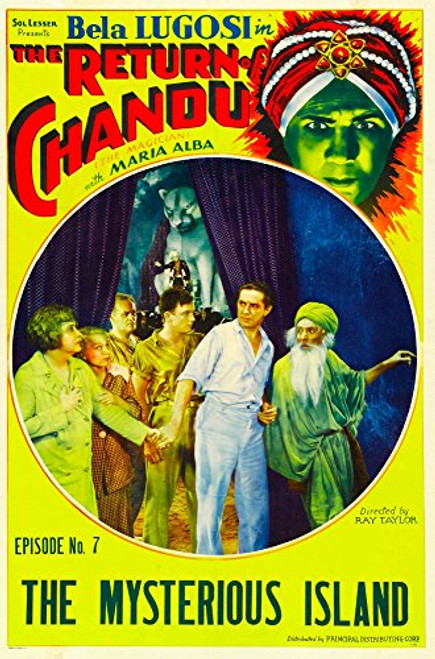 Posterazzi The Return Of Chandu Top Right And Center: Bela Lugosi In 'Episode No. 7: The Mysterious Island' 1934. Movie Masterprint Poster Print, (11 Posterazzi The Return Of Chandu Top Right And Center: Bela Lugosi In 'Episode No. 7: The Mysterious Island' 1934. Movie Masterprint Poster Print, (11