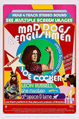 Posterazzi Mad Dogs And Englishmen Us Art Joe Cocker (Center) Leon Russell (Bottom Left) 1971 Movie Masterprint Poster Print, (11 x 17)