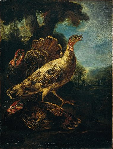 Posterazzi Three Turkeys Poster Print, (18 x 24)