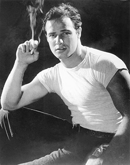 Posterazzi Marlon Brando Portrait From A Streetcar Named Desire 1951. Photo Poster Print, (16 x 20) Posterazzi Marlon Brando Portrait From A Streetcar Named Desire 1951. Photo Poster Print, (16 x 20)