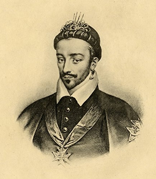 Henry Iii Of France 1551-89 King Of France (1574-89) Son Of King Henry Ii And Catherine De Medici Photo-Etching From An Old Print From The Book Lady J