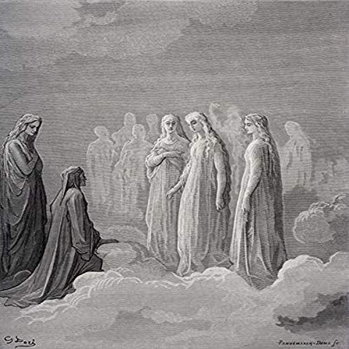 Illustration For Paradiso By Dante Alighieri Canto Iii Lines 14 And 15 By Gustave Dore 1832-1883 French Artist And Illustrator Poster Print (13 x 16) Illustration For Paradiso By Dante Alighieri Canto Iii Lines 14 And 15 By Gustave Dore 1832-1883 French Artist And Illustrator Poster Print (13 x 16)