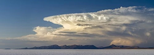 Posterazzi Thunderhead Clouds Over The Salt Flats of Salar de Uyuni Potosi Department Bolivia Poster Print, (36 x 12), Varies